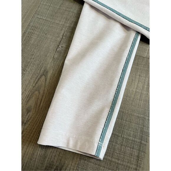 Outdoor Voices Women’s Small Springs Leggings Green Pink Yoga Run Workout - Picture 8 of 11